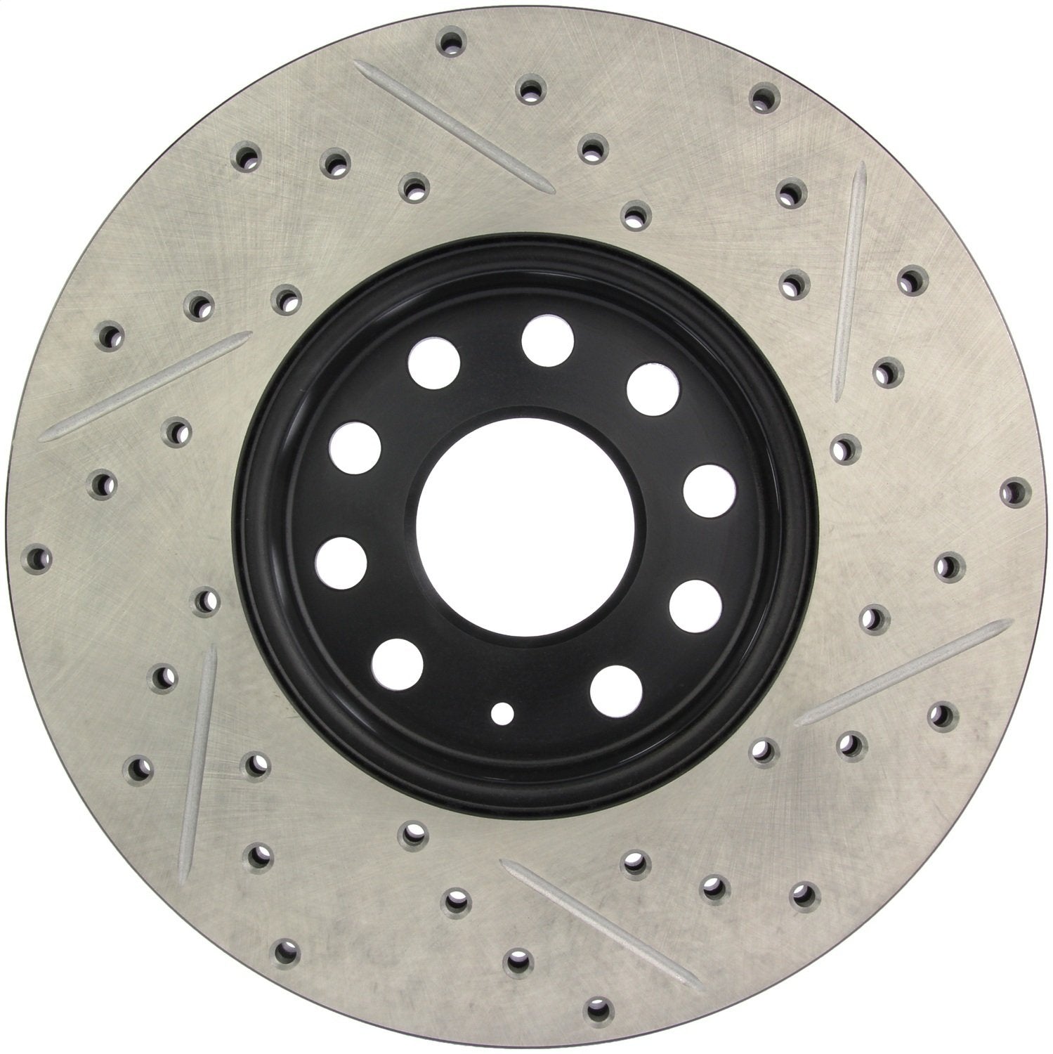Sport StopTech Front Right Drilled/Slotted Disc Brake Rotor 127.40094R - Fits Select Audi, Seat, Volkswagen Vehicles