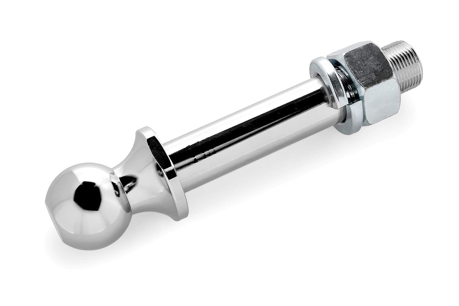 Chrome Eaz-Lift Hitch Ball | Allows for Easy Installation with a 6000 lb. Rating | Can be Used with The R3 Recurve Hitch | 2" Ball and 6-5/8" Shank with 1-1/4" diamater (48759)