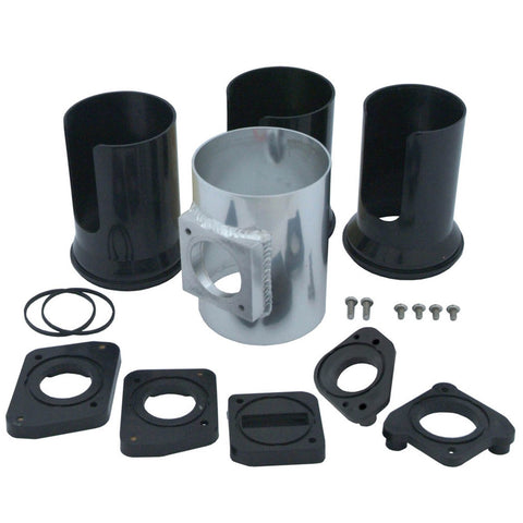3" Spectre Performance Aluminum Mass Air Flow Sensor Kit (SPE-9405), Black
