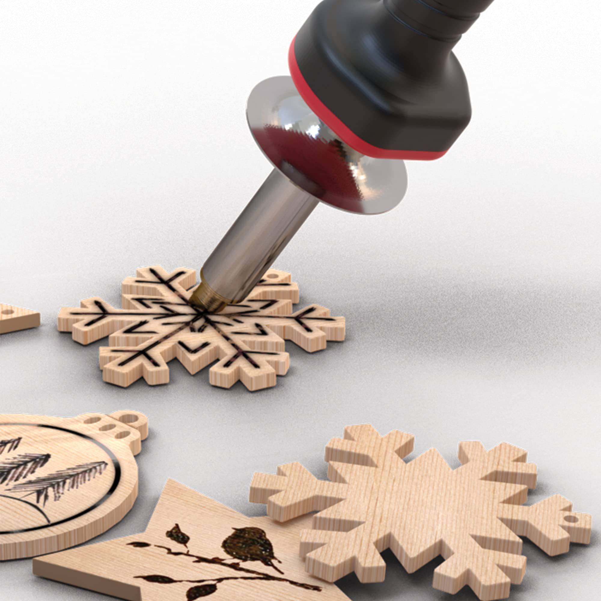Weller Ornament Kit Woodburning, 35 Piece, 120V - WLPROWBH1A - Only on Amazon