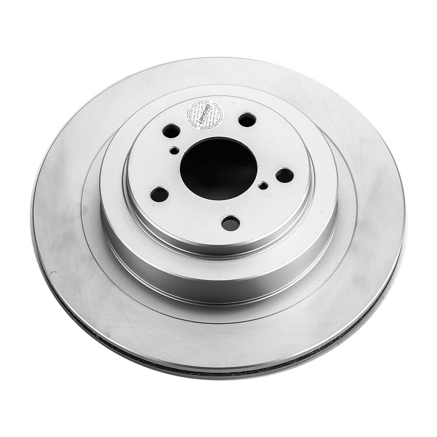 Power Stop Rear JBR1163EVC Evolution Genuine Geomet Coated Brake Rotor For Subaru Impreza 2006-2007, Subaru Legacy 2005-2009 [Model Specific]
