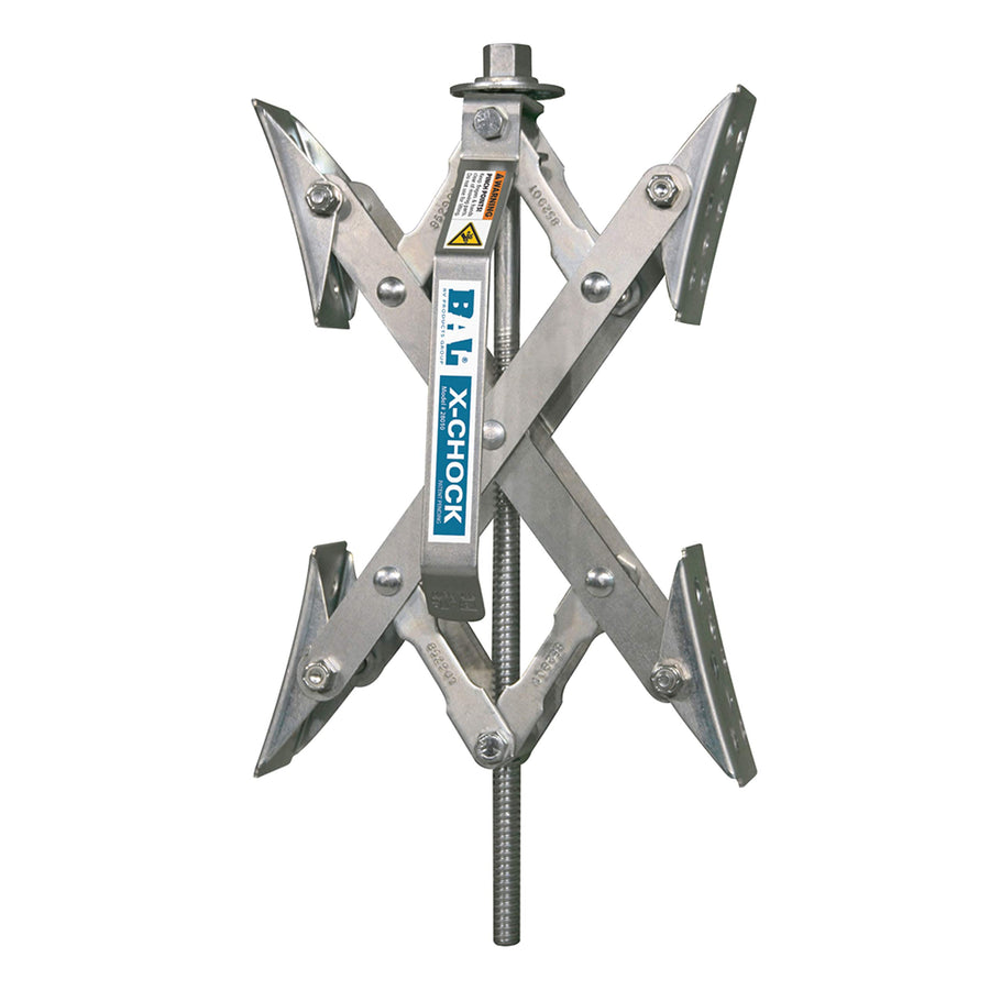 X-Chock BAL 28010 Tire Locking Chock – Wheel Stabilizer for RVs & Tandem Axle Trailers – Easy Ratchet Operation, Heavy-Duty Steel Construction