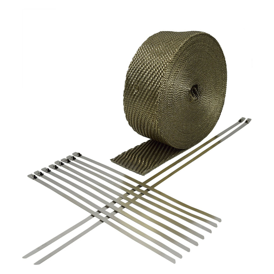 Lava Exhaust Wrap Kit Heatshield Products 372051 2" x 50'