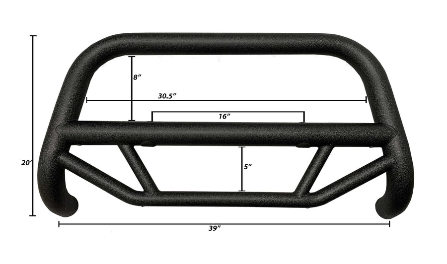 Max T Bull Bar Black Horse Textured Black Compatible with 2021-2025 Ford Bronco-MBT-MF713