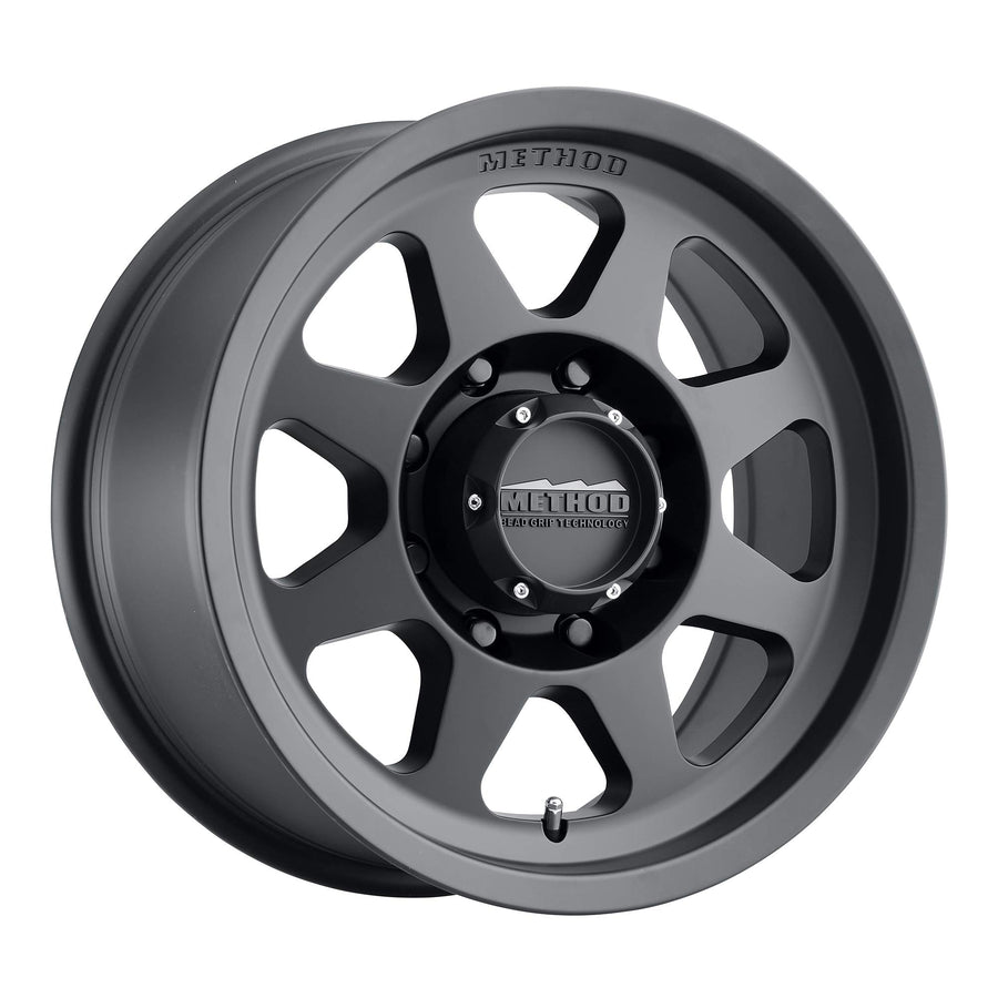 701 HD Method Race Wheels Matte Black 18x9" 8x6.5", 18mm offset 5.75" Backspace, MR70189080518H