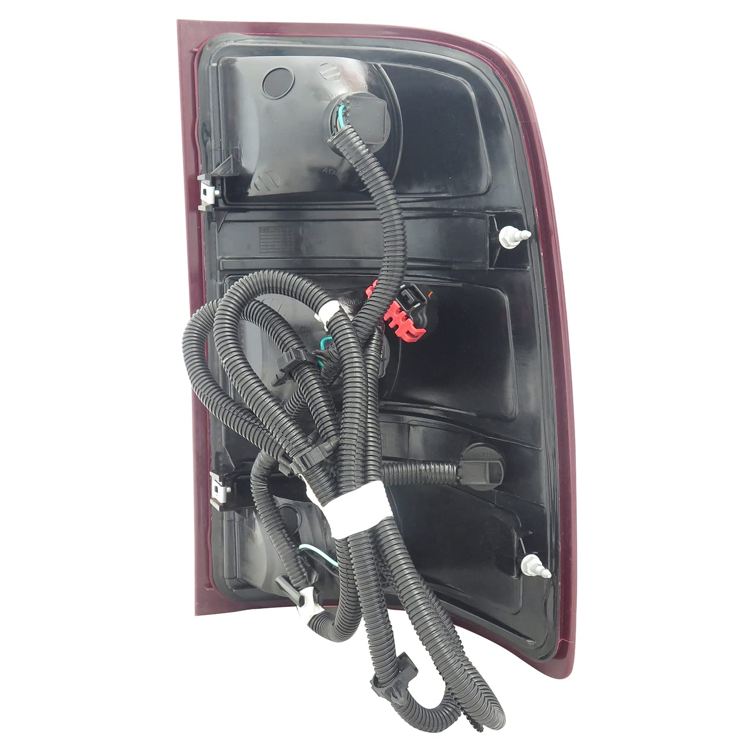 Left TYC Tail Light Assembly Compatible with 2010-2012 GMC Sierra Pickup