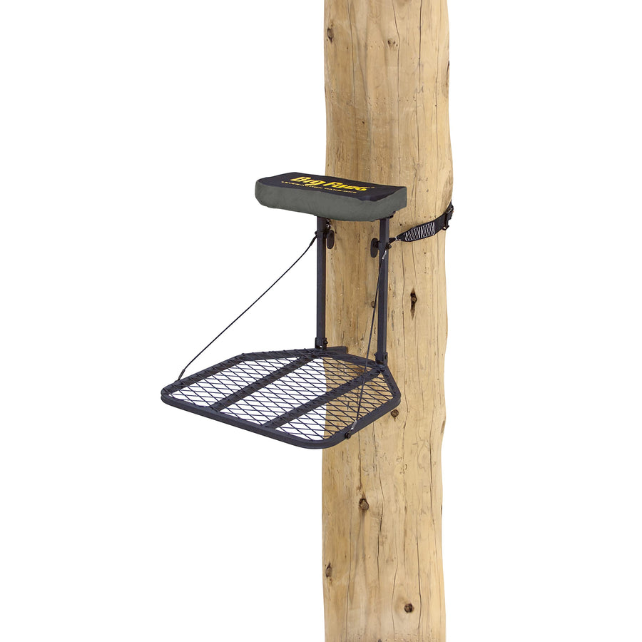 Rivers Edge Big Foot RE555 Lever-Action Hang-On Treestand, Lightweight, Flip-Up Padded Seat, 24” x 28” Platform