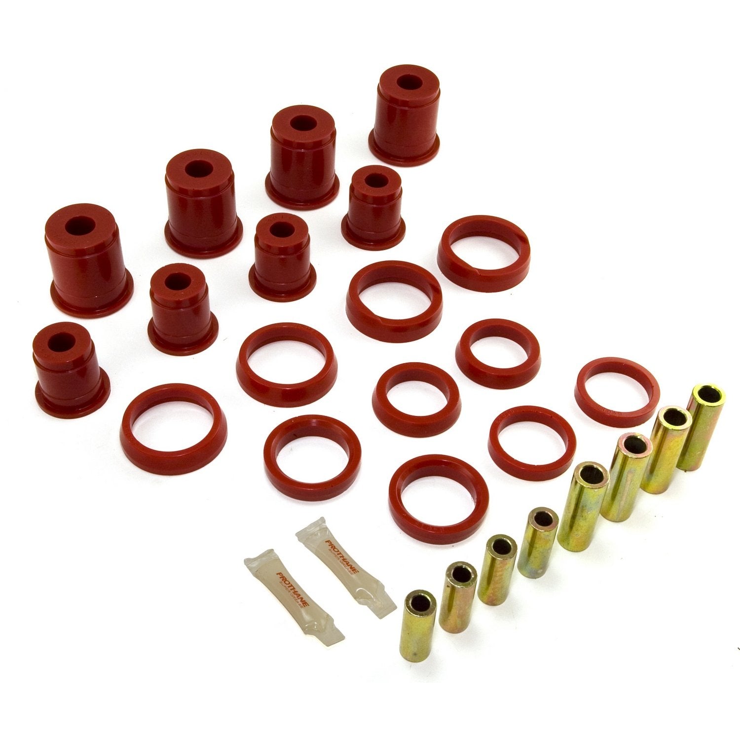 Rugged Ridge | Front Suspension Control Arm Bushing Kit, Red | 18362.01 | Fits 1984-2001 Jeep Cherokee XJ