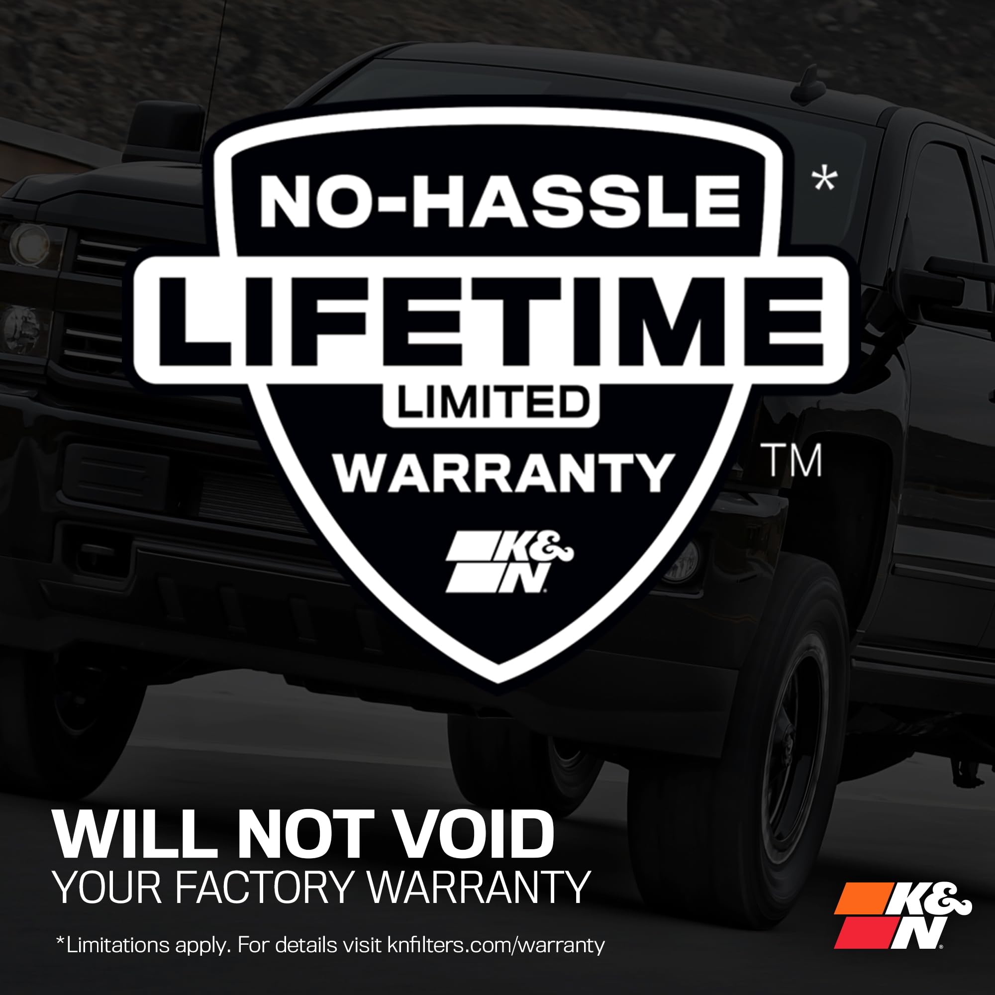 K&N Intake Kit Elevated (Snorkel) Compatible with 2024-2025 Toyota Tacoma L4-2.4 Turbo, 63-8003