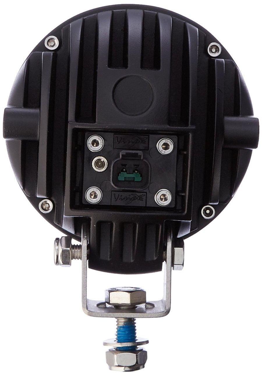 9121451 Vision X Lighting Amber/Black 4" Round 3W Wide LED Flood Light