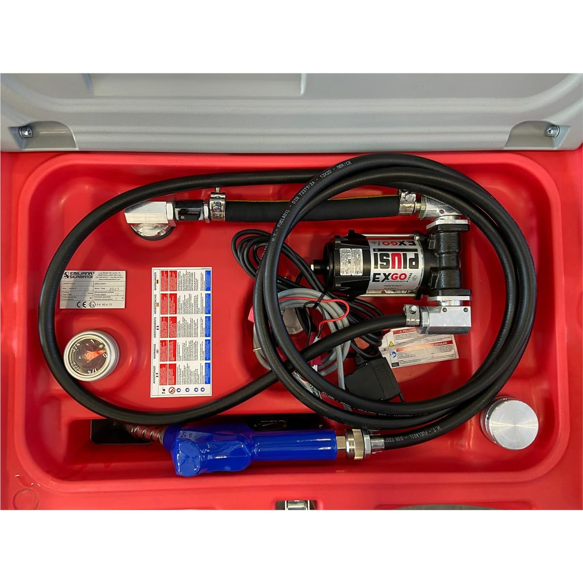 JDI-AGT40 JohnDow Industries 40-Gallon Low-Profile Gasoline Carrytank