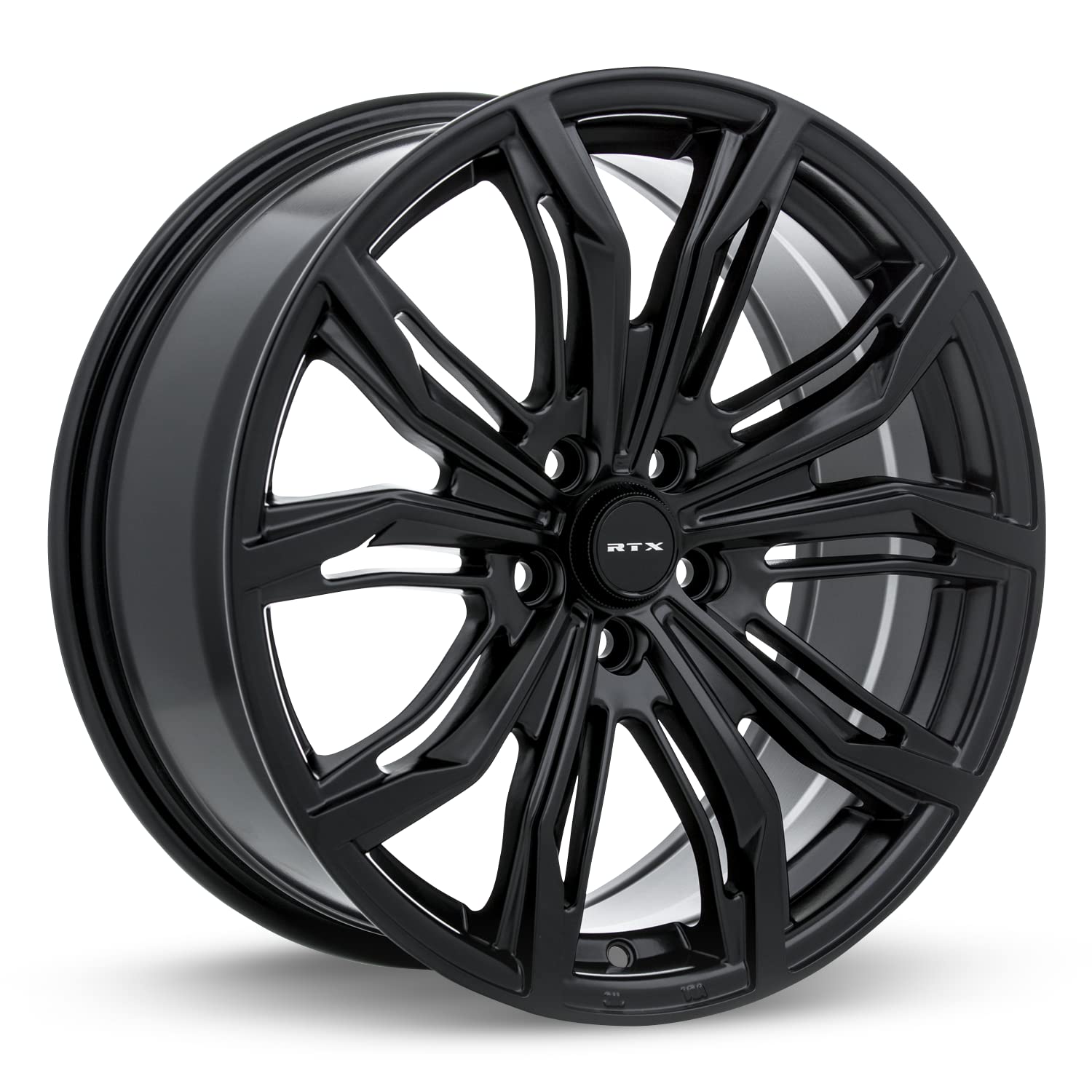 083063, RTX®, Satin Black Black Widow, 18x8 5x100 ET40 CB73.1