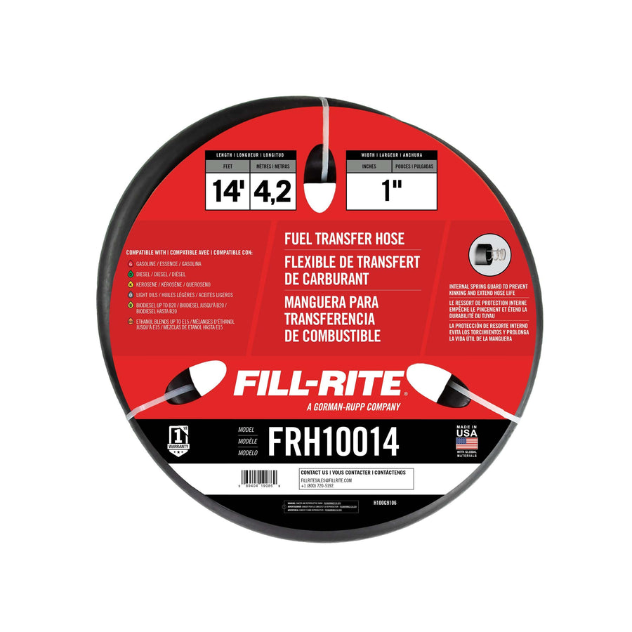 Fill-Rite 1" x 14' Fuel Transfer Hose FRH10014