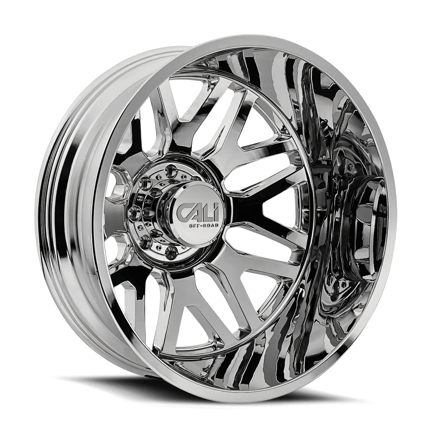 9115D INVADER DUALLY Black Wheel with Chrome Generic (22 x 8.25 inches /0 x, 0 mm Offset)