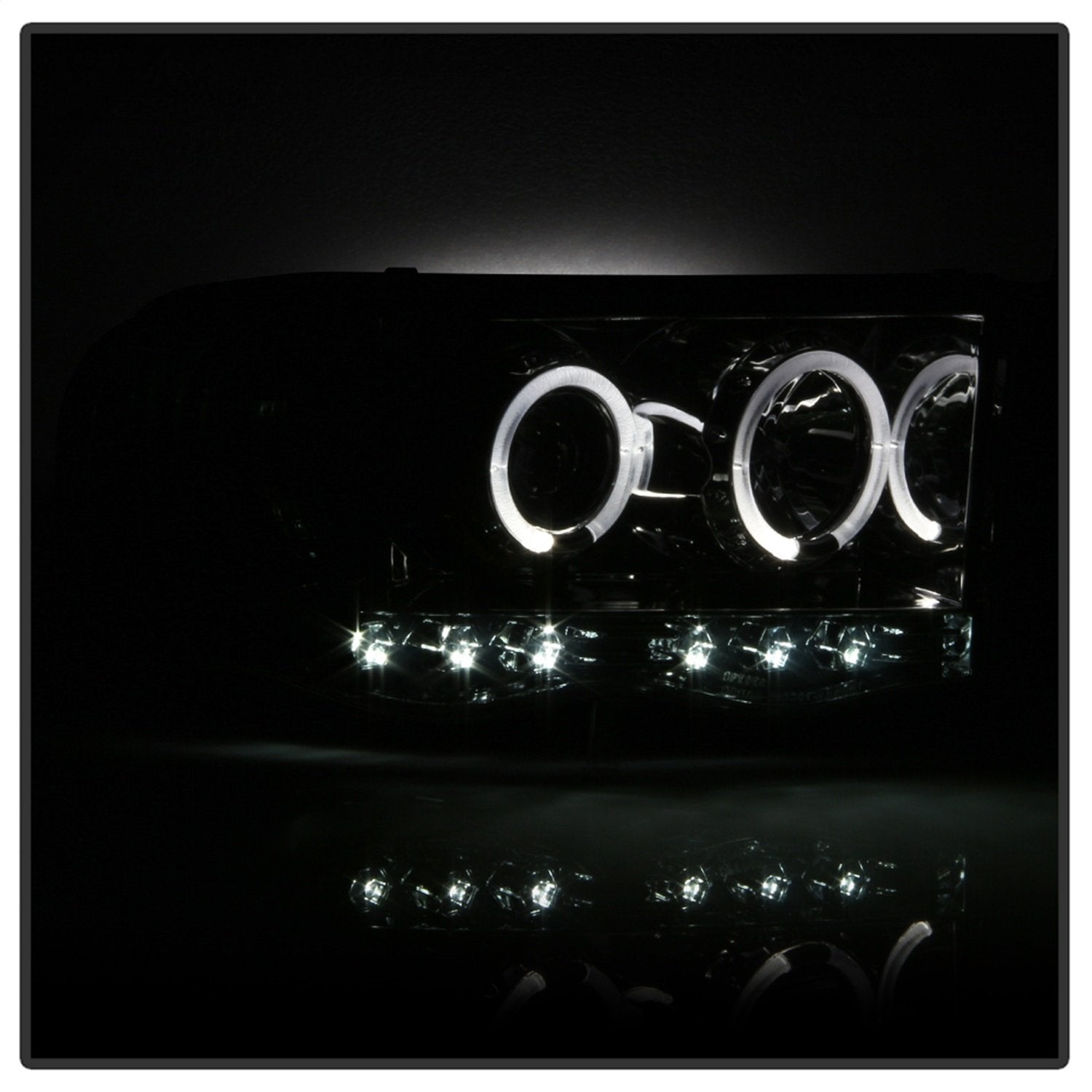 Auto Spyder 5009999 LED Halo Projector Headlights Chrome/Smoked