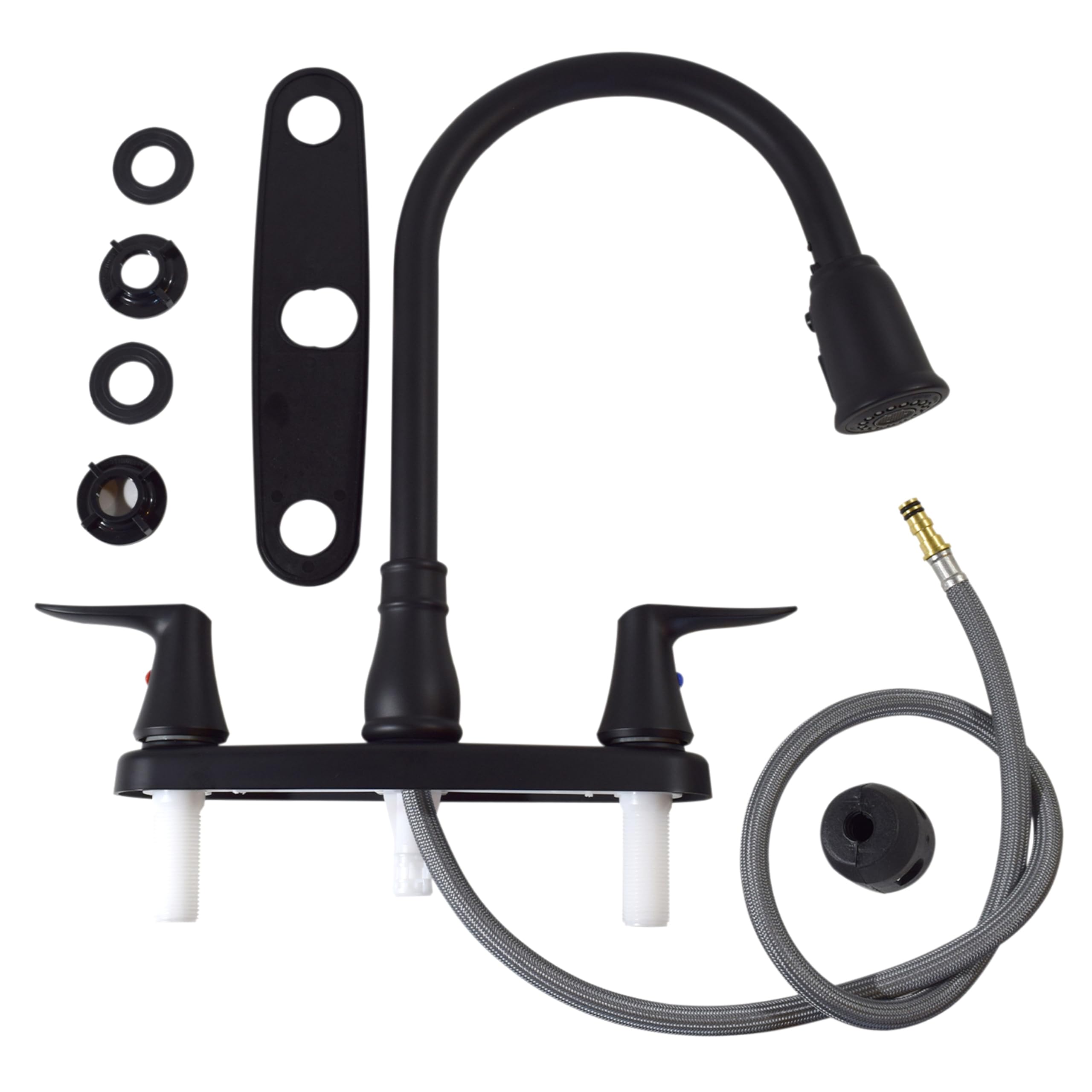 Catalina VALTERRA 2-Handle Pull Down Kitchen Faucet - Matte Black