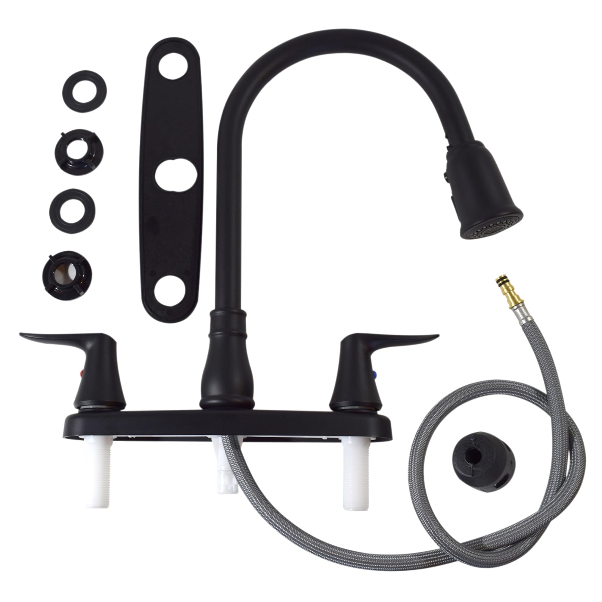 Catalina VALTERRA 2-Handle Pull Down Kitchen Faucet - Matte Black