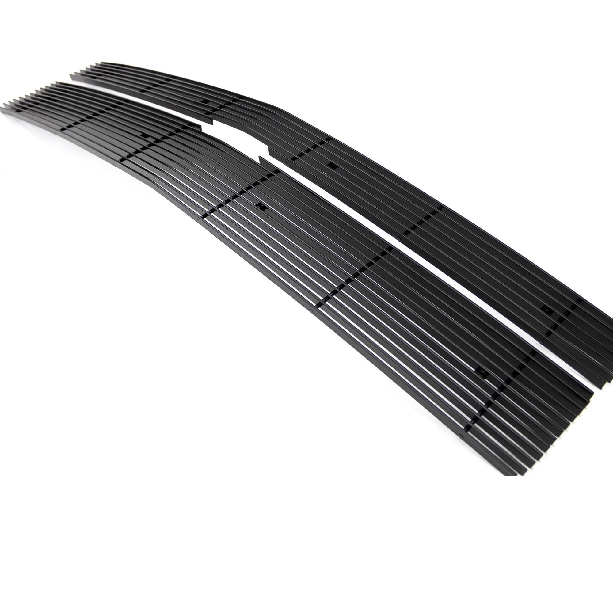 2014-2015 Silverado 1500 T-Rex Grilles Billet Grille, Black, 2 Pc, Replacement - PN #20121B