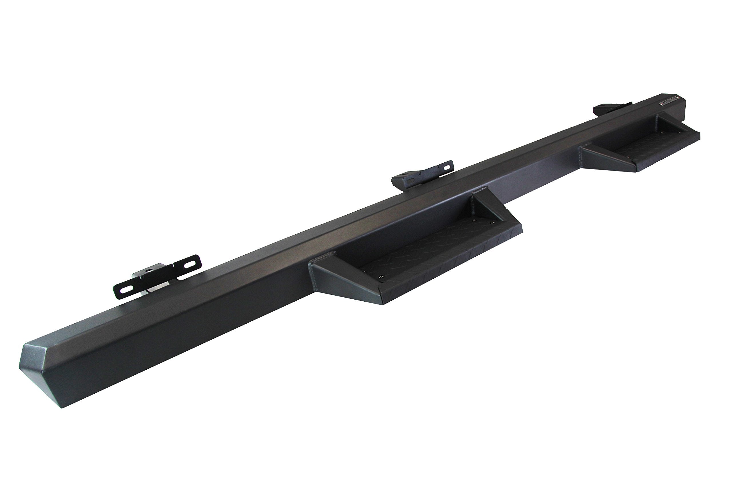 Heavy Duty Black Impact Drop Side Steps Compatible with 2018-2025 Jeep Wrangler JL 4-Door -IM-JEJL4D