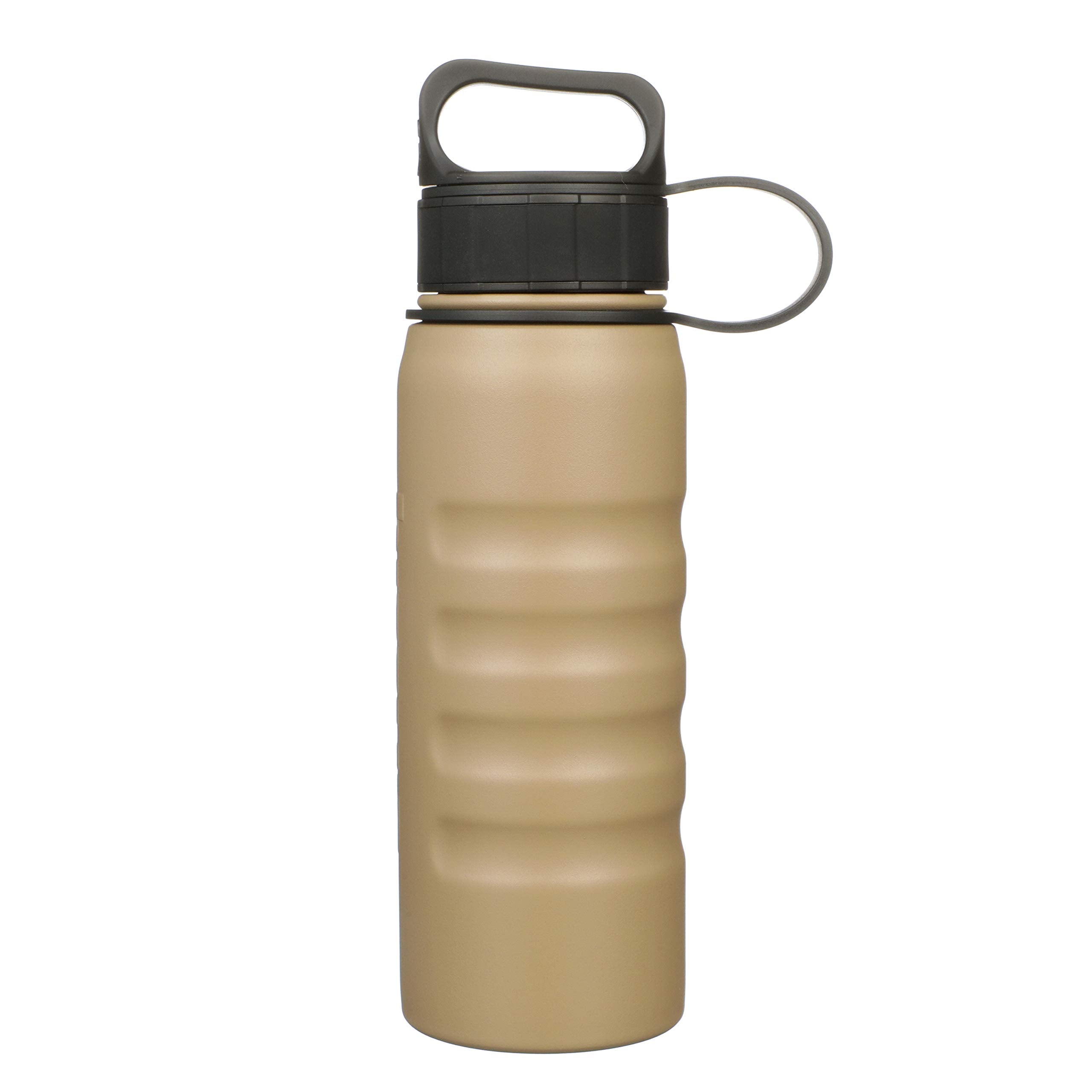 20 oz Grizzly Grip Water Bottle | Vacuum Insulated | Stainless Steel with Insulated Lid | For Gym Women Men Beach Camping Hiking Fishing Hunting Sports | October Marsh