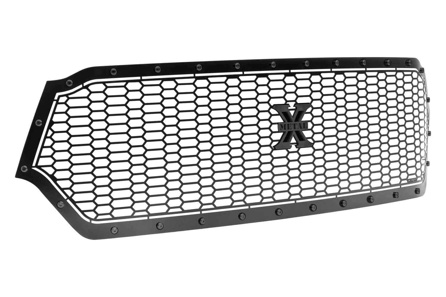 Stealth Laser X Grille, Black, 1 Pc, Replacement, 2019-2022 Ram 1500 Laramie, Lone Star, Big Horn, Tradesman, Black Studs, Does Not Fit Vehicles with Camera - PN #7714651-BR