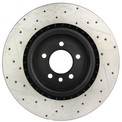 Sport Drilled/Slotted Brake Rotor StopTech 127.22011L (Front Left), 1 Pack