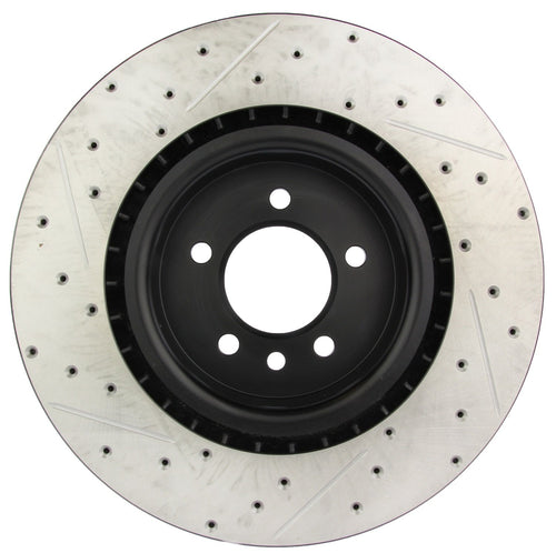Sport Drilled/Slotted Brake Rotor StopTech 127.22011L (Front Left), 1 Pack