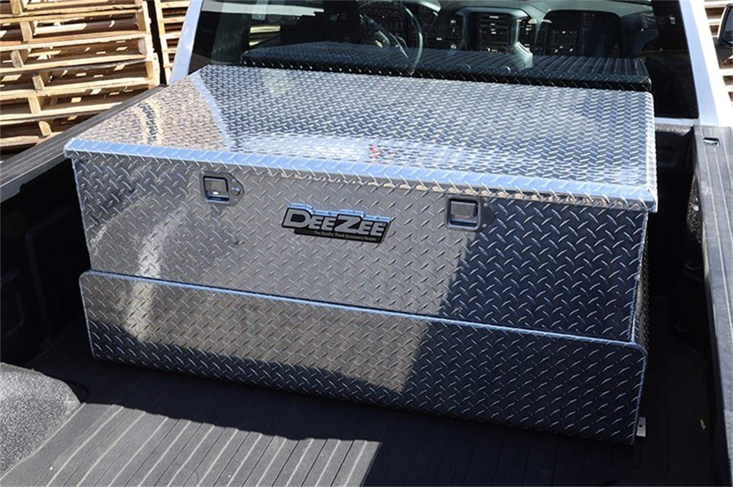 Brite-Tread Diesel Combo Transfer Tank & Tool Box with Pump DEE ZEE DZ92847 (75 Gallon)