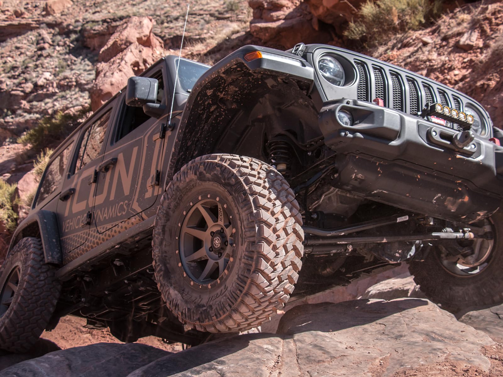 Stage 6 Suspension System, ICON 2.5" Lift Compatible with 2018-Up Jeep JL Wrangler, K22016