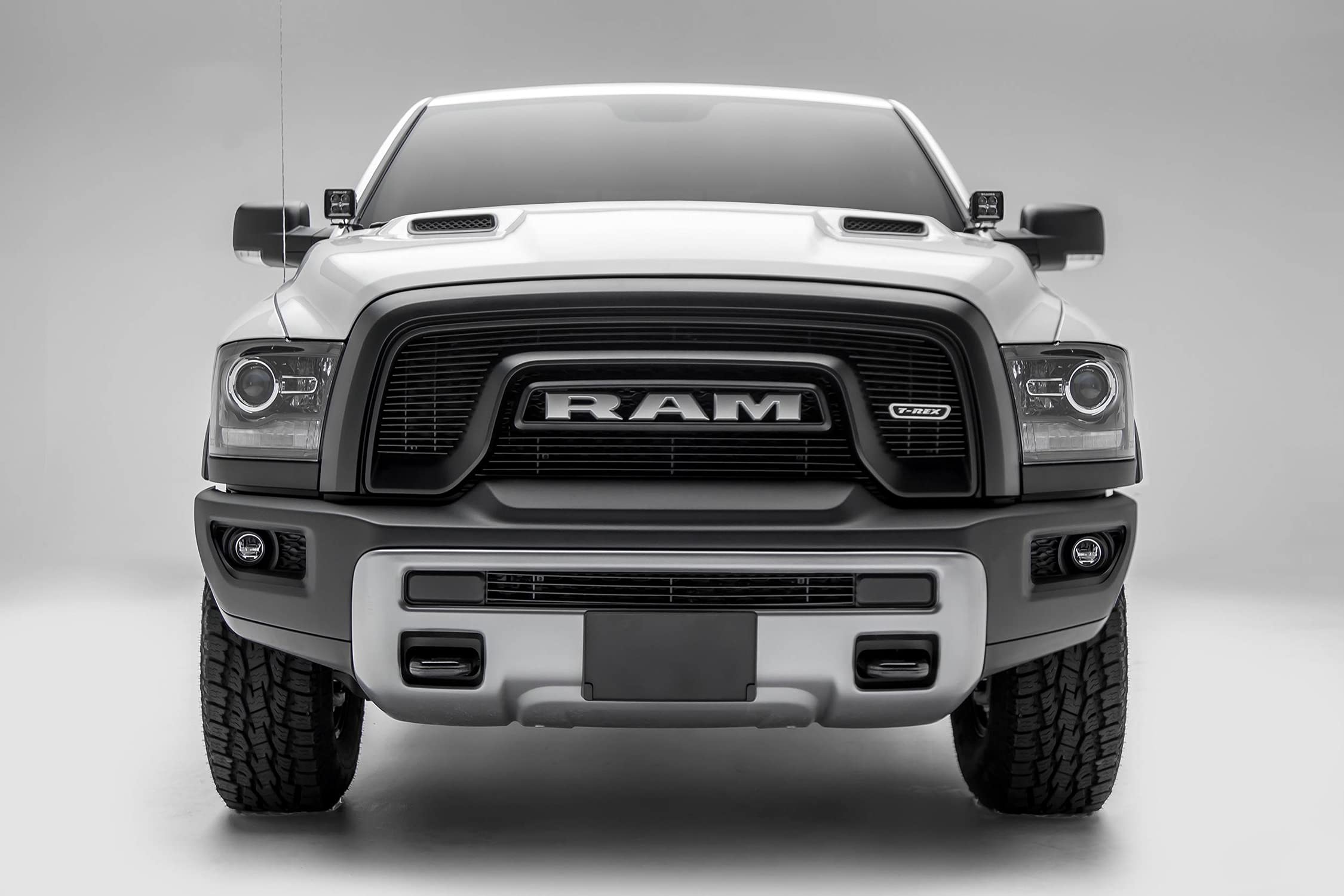 T-Rex Grilles Laser Billet Grille, 2015-2018 Ram 1500 Rebel, Black, 2 Pc, Overlay - PN #6214641