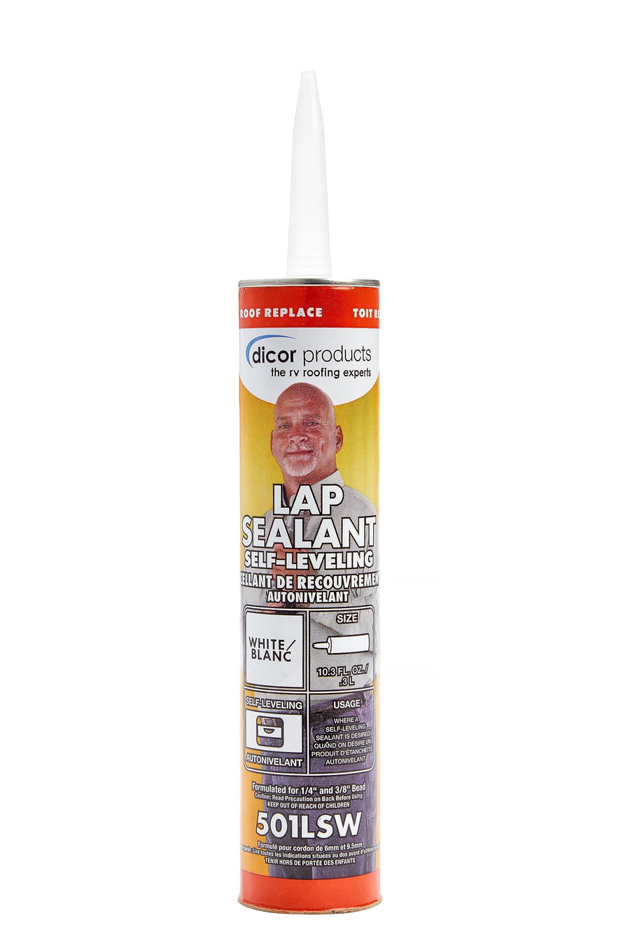 Dicor DAP Lap Sealant, 10.3 fl oz Capacity