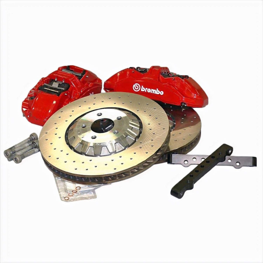 15-17 Mustang GT/ 2.3L EcoBoost Ford Racing (M-2300-Y) GT350R Brake Upgrade Kit