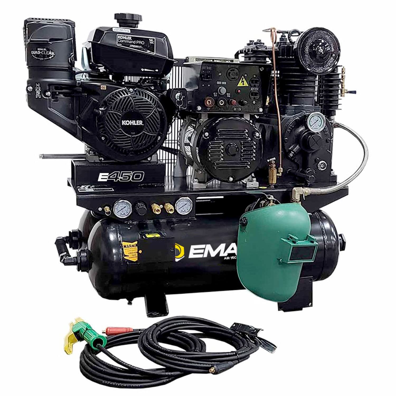3 in 1 EMAX Air Compressor - 14 HP Air Compressor, Generator, & Welder with Electric Start & 5000W Generator - EGES14020T