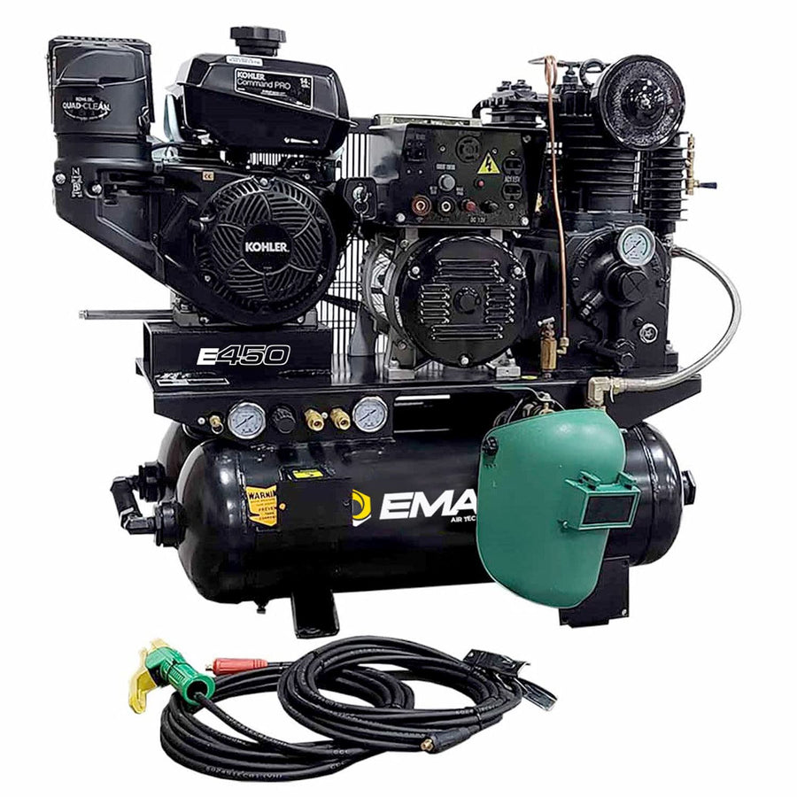3 in 1 EMAX Air Compressor - 14 HP Air Compressor, Generator, & Welder with Electric Start & 5000W Generator - EGES14020T