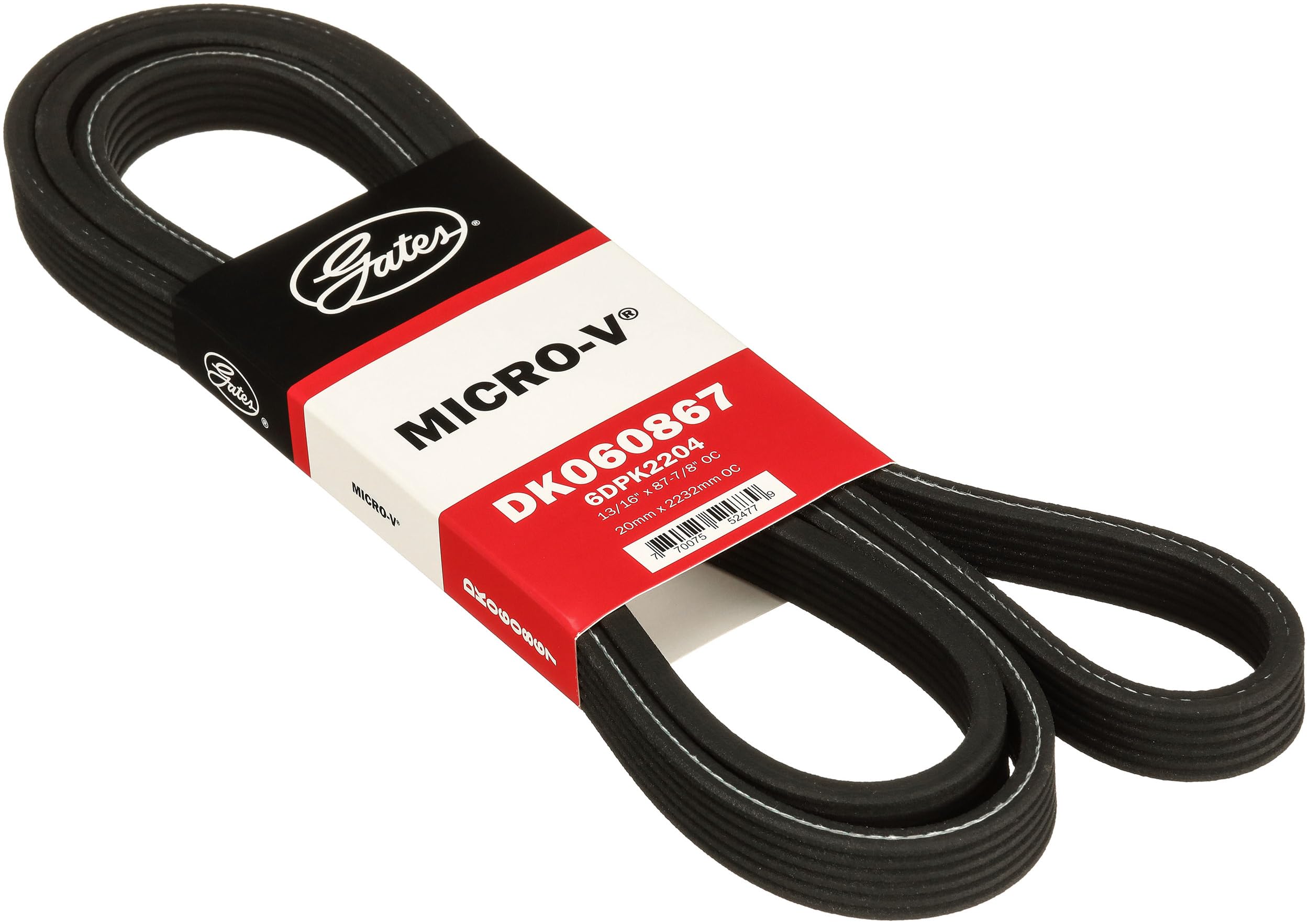 Gates Micro-V DK060867 Dual-Sided Serpentine Drive Belt