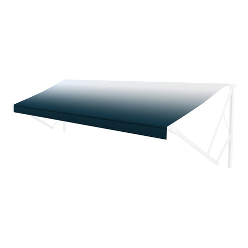 Solera Heavy-Duty Universal Fit Vinyl RV Patio Awning Replacement Fabric Blue Fade 21' Awning (20'4" Fabric)