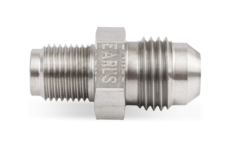 7/16-24 Inverted Flare to AN Adapter Fitting Earl's SS991962ERL