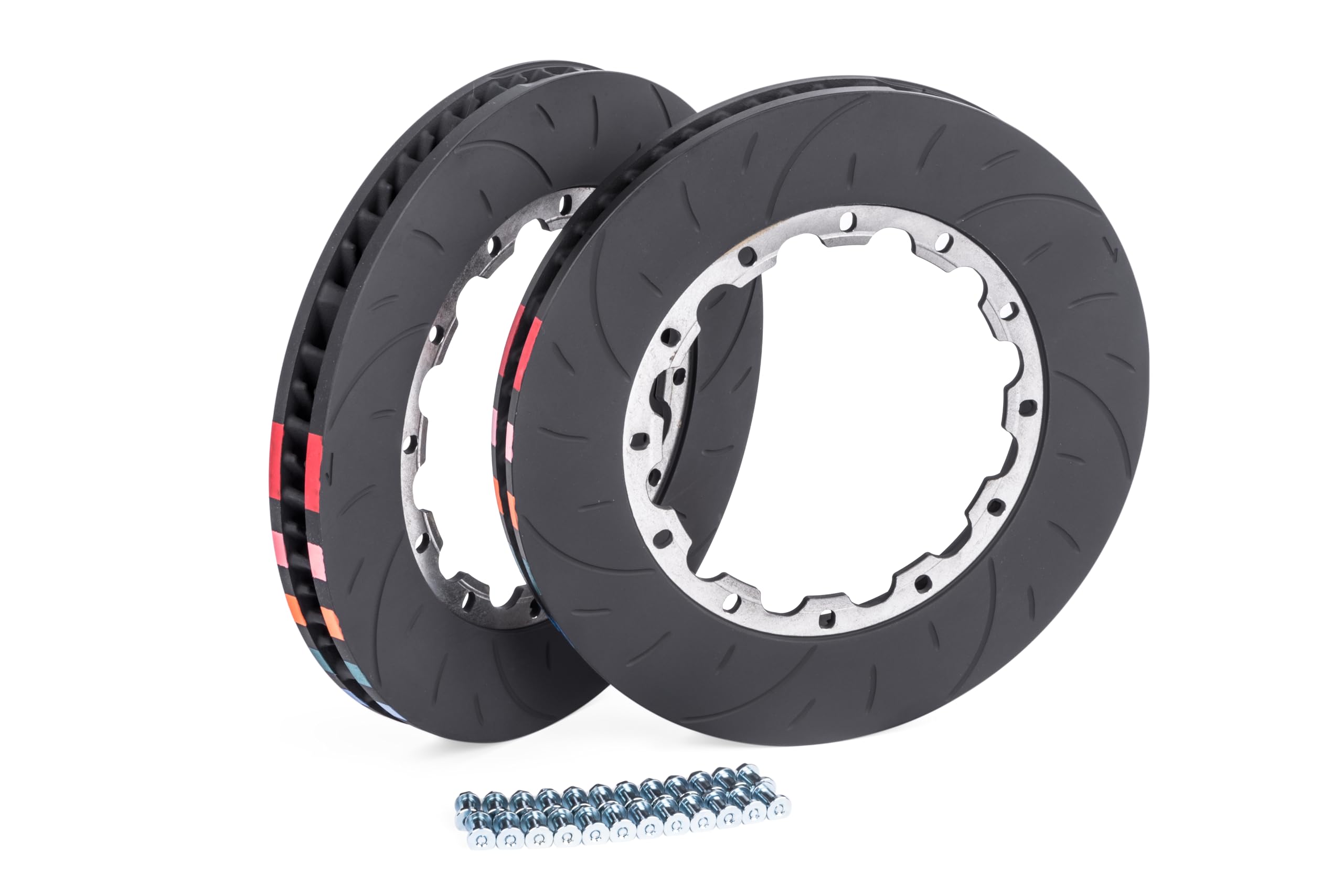 350x34mm APR BRK00006 Brakes - 2 Piece Replacement Rotors w/Hardware - Pair