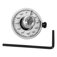 M205 Performance Tool 1/2-Inch Torque Angle Gauge Tool, 360 Degree Angle Scale
