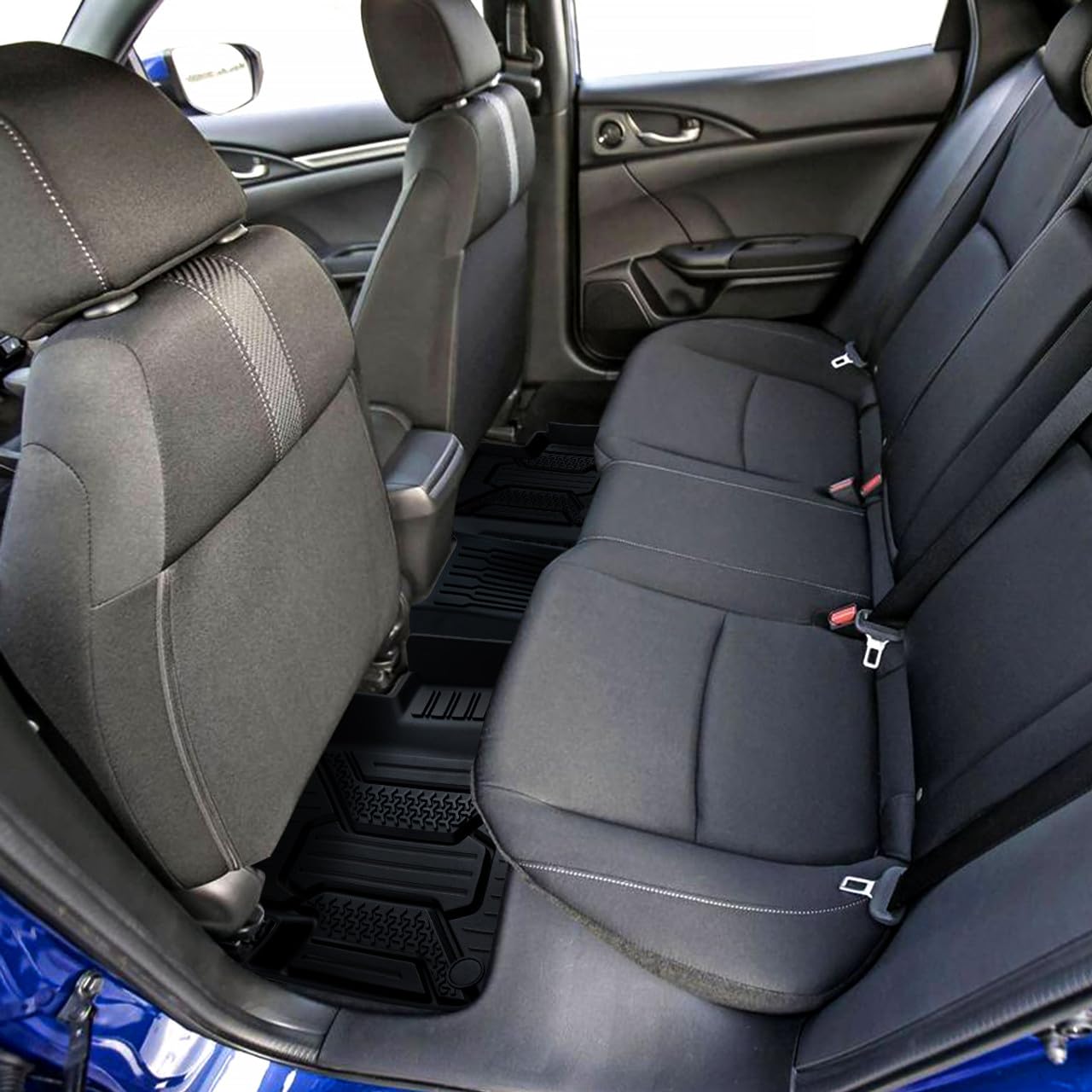 MAT-CV16-MP Spec-D Tuning Floor Mats Injecition Tpe 5 Piece 2 Front 3 Back HONDA CIVIC 16-21