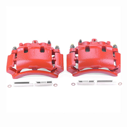 Power Stop Rear S4748 High-Temp Pair of Red Calipers For E-, E-250, E-250 Econoline, E-350 Club Wagon, E-350 Econoline, E-350 Econoline Club Wagon, E-350 Super Duty, F-150, F-150 Heri [Model Specific]