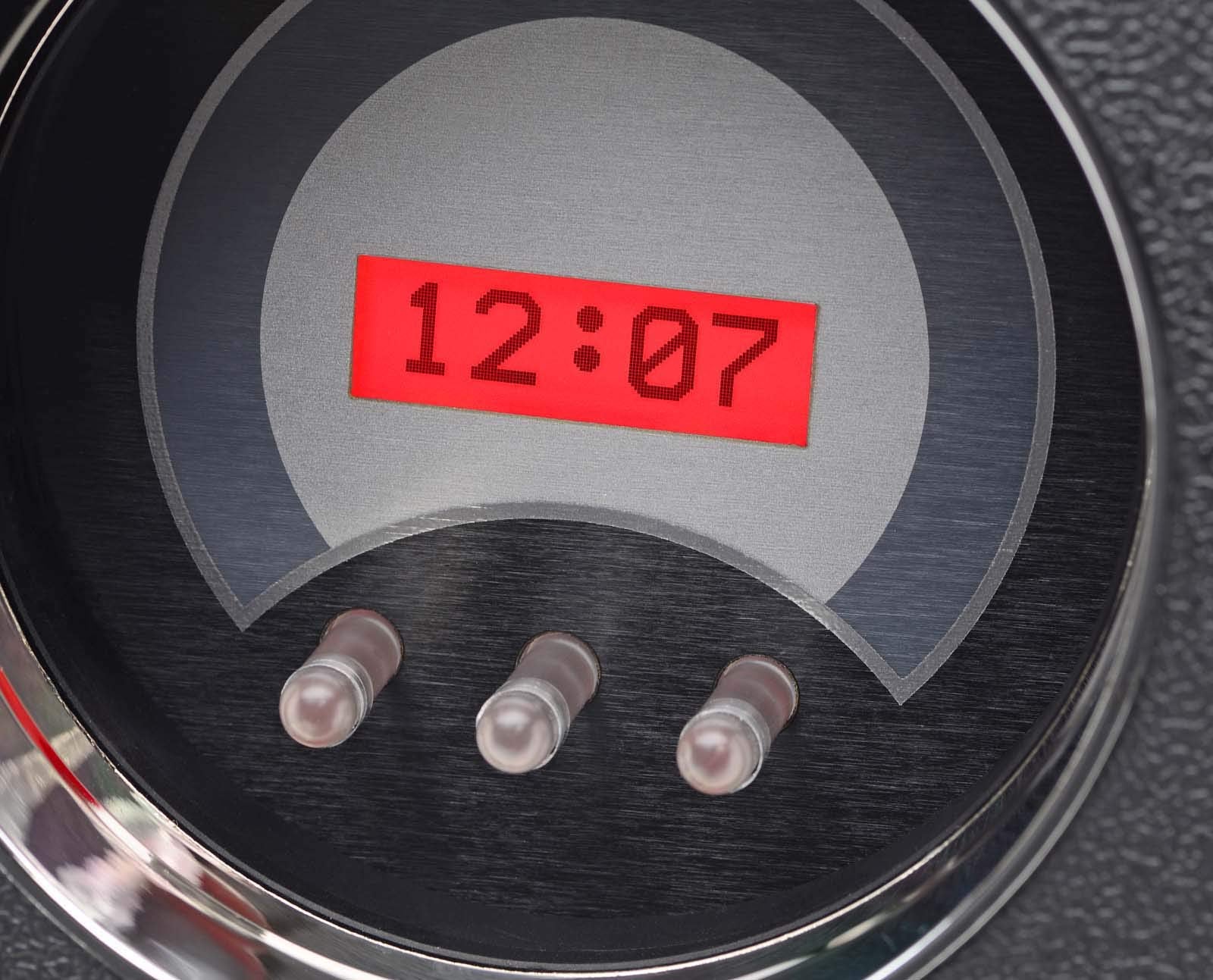 Dakota Digital VHX System, 1967-73 Chevy Truck - Silver Face Red Display