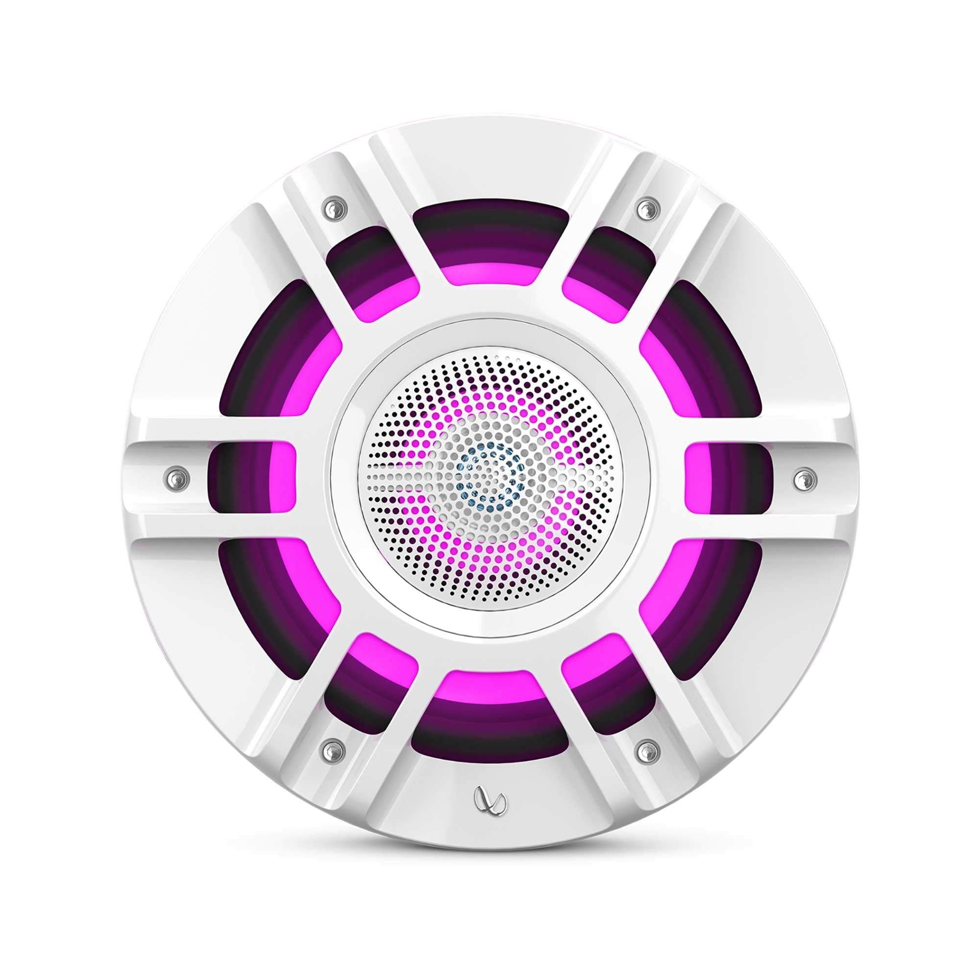 Kappa Marine Infinity KAPPA8130M White 8" Premium 3-Way RGB LED Convertible Speakers