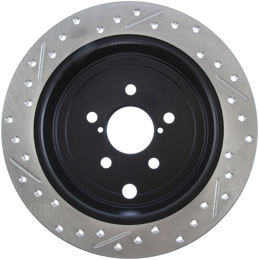 Sport Drilled/Slotted Brake Rotor StopTech 127.47029L (Rear Left), 1 Pack
