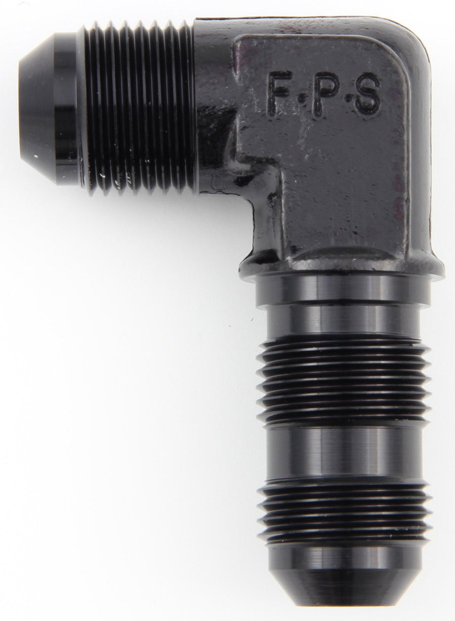 Black Fragola Performance Systems Size (-3) 90° Bulkhead Fitting 483303-BL
