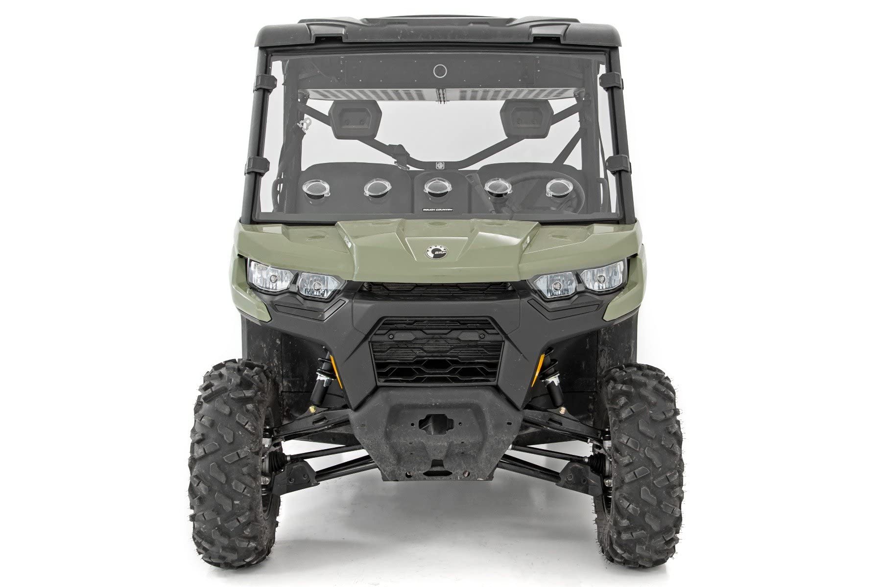Full Front Vented Windshield Rough Country for Can-Am Defender - 98262030