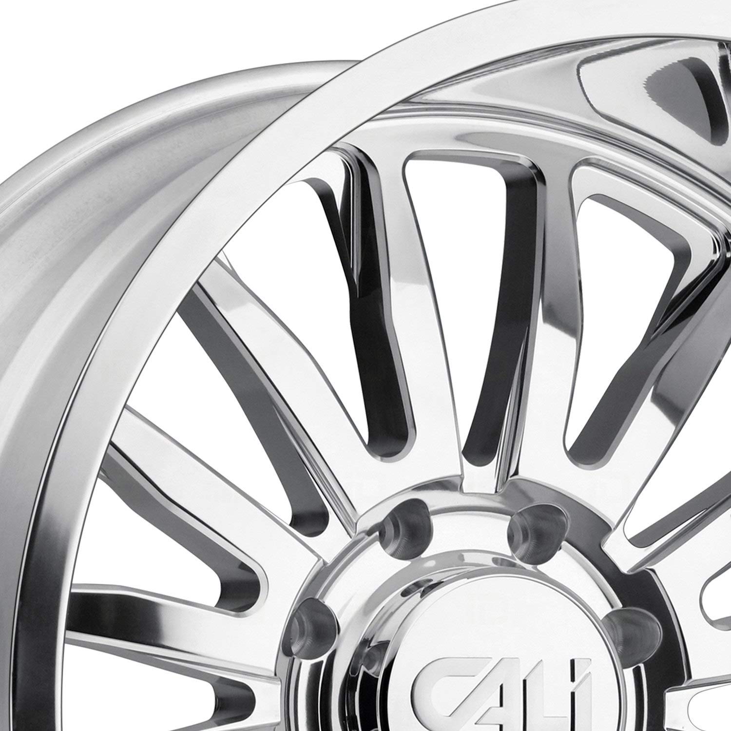 SUMMIT CALI OFF-ROAD Polished Wheel with Painted (0 x 10. inches /8 x 170 mm, 0 mm Offset)