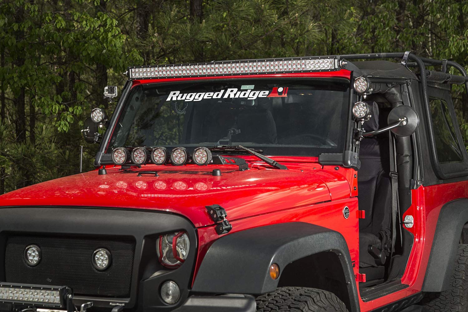 50" Rugged Ridge Light Bar | 144 Watt Aluminum Housing | 15209.06 | Fits Universal