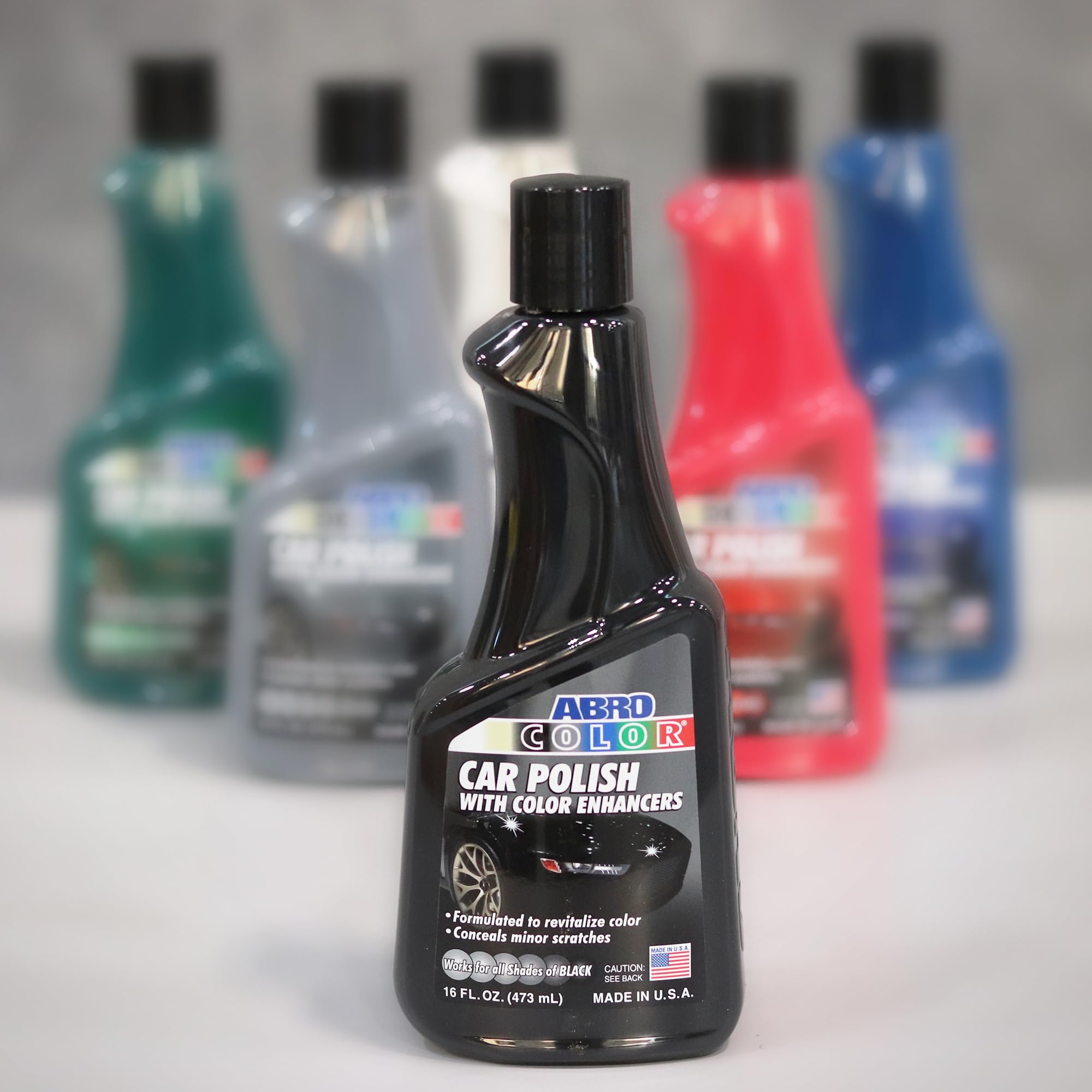 ABRO Car Polish Black: Scratch Remover for Vehicles and Paint Scratch Repair Restorer Wax, Polishing Compound for Car Detailing, Paint Scratch Repair for Vehicles, Scratch Remover 16oz.