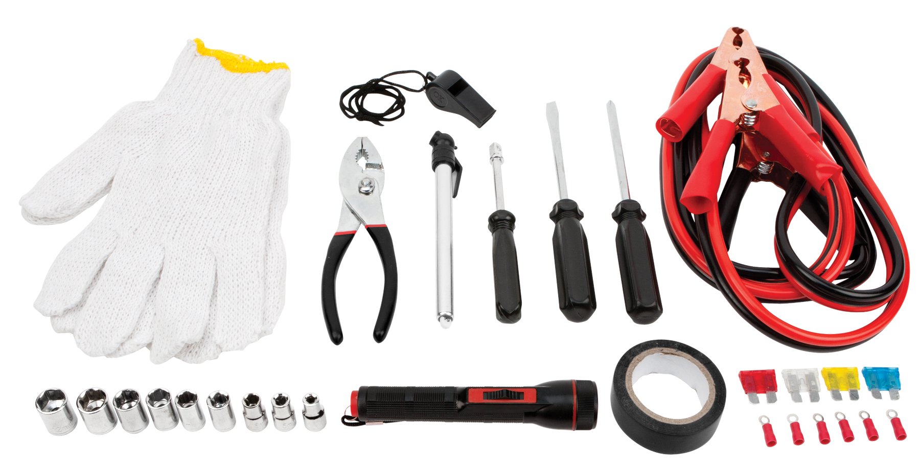 W1556 Performance Tool Commuter Emergency Roadside Safety Tool Kit